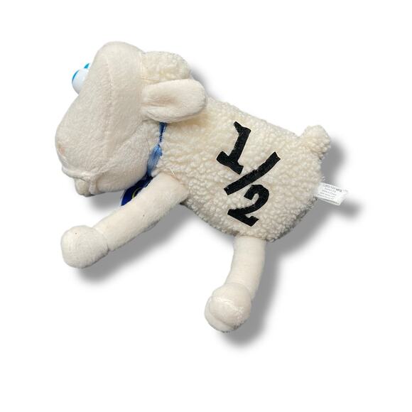 Serta Plush Comfort Sleep Number 1/2 You Sheep Out of Work Bulging Eyes Baby 7" - Picture 2 of 10